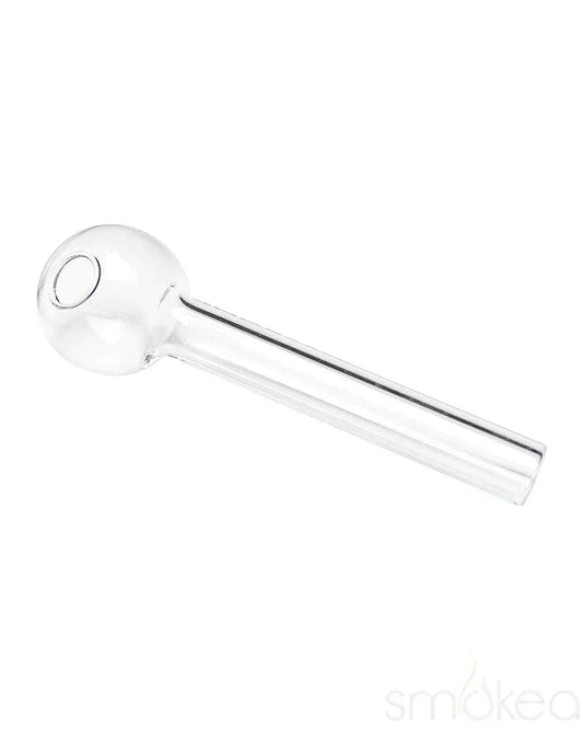 Premium Straight Glass Oil Burner Pipe (8mm Thickness, 4-Inch Length) - Pakistan - BabaBonga