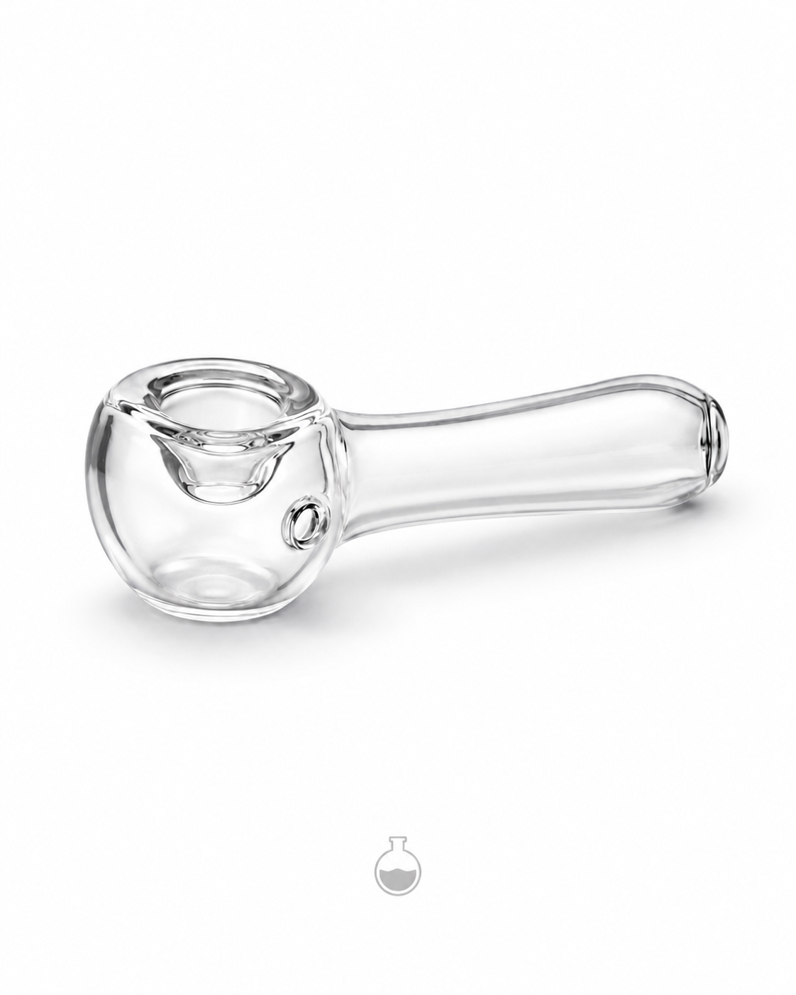 Clear Glass Spoon Pipe