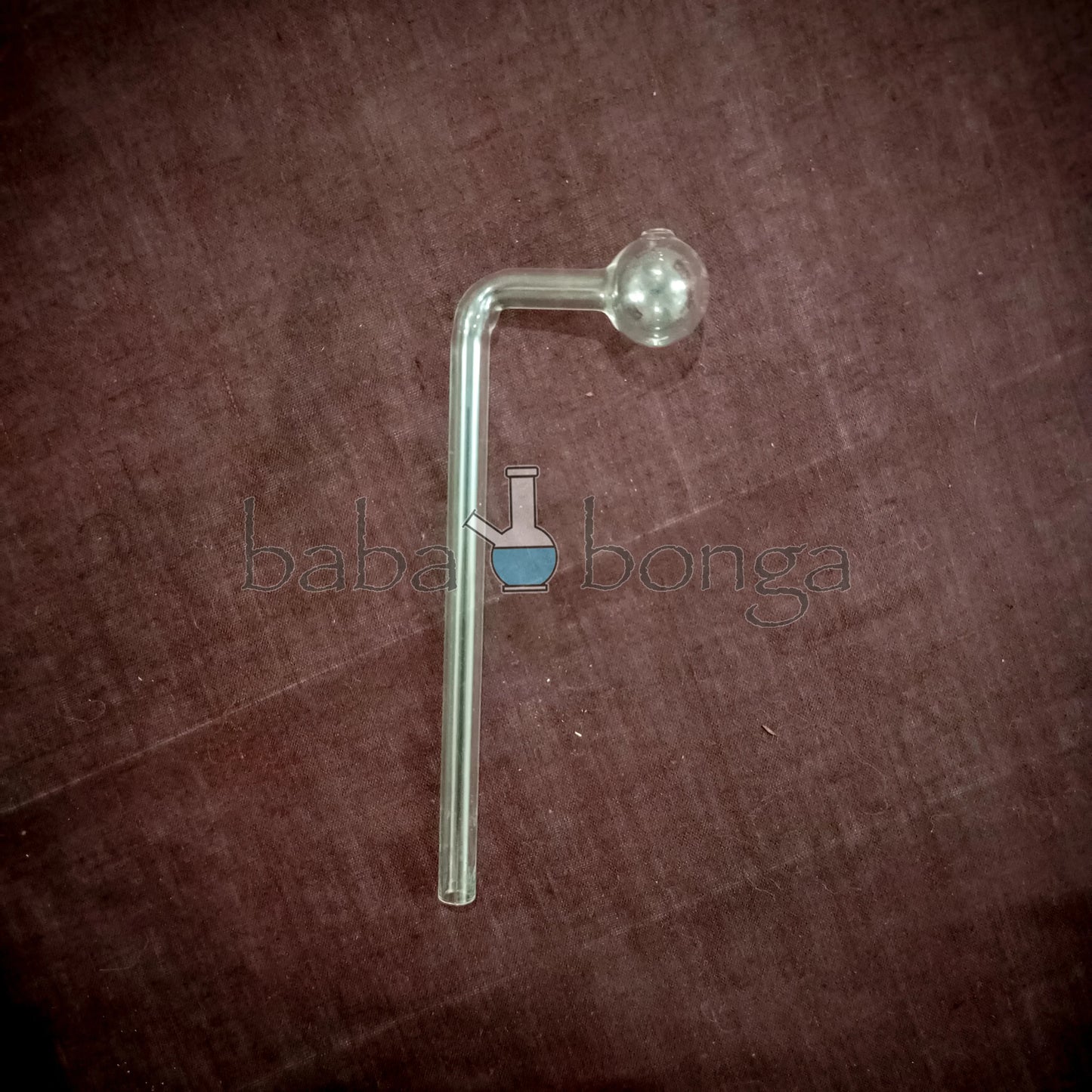 L-Shaped Glass Oil Pipe