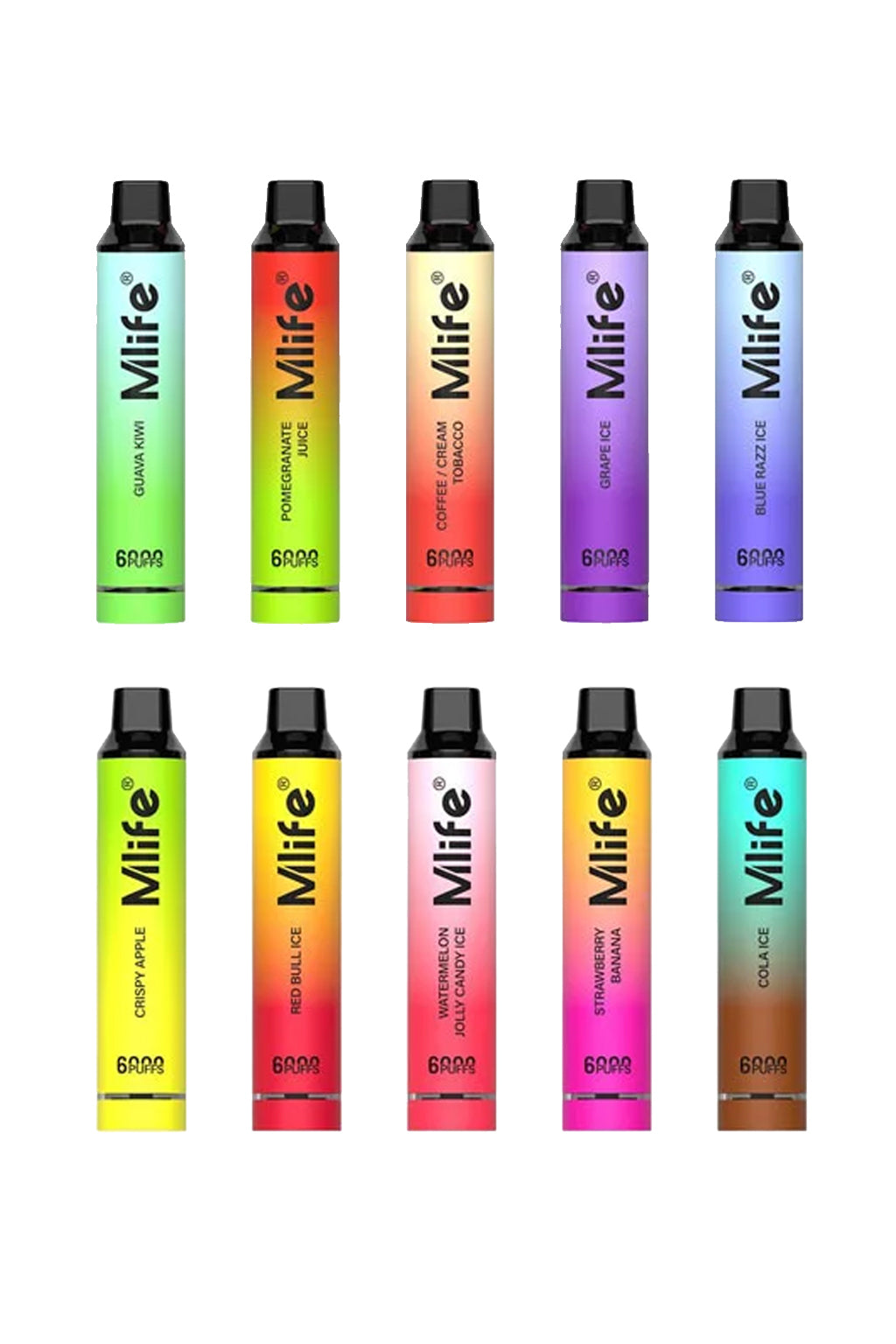 MLife Disposable Vape 6000 Puffs | 10ml Rechargeable Vape Device  BabaBonga
