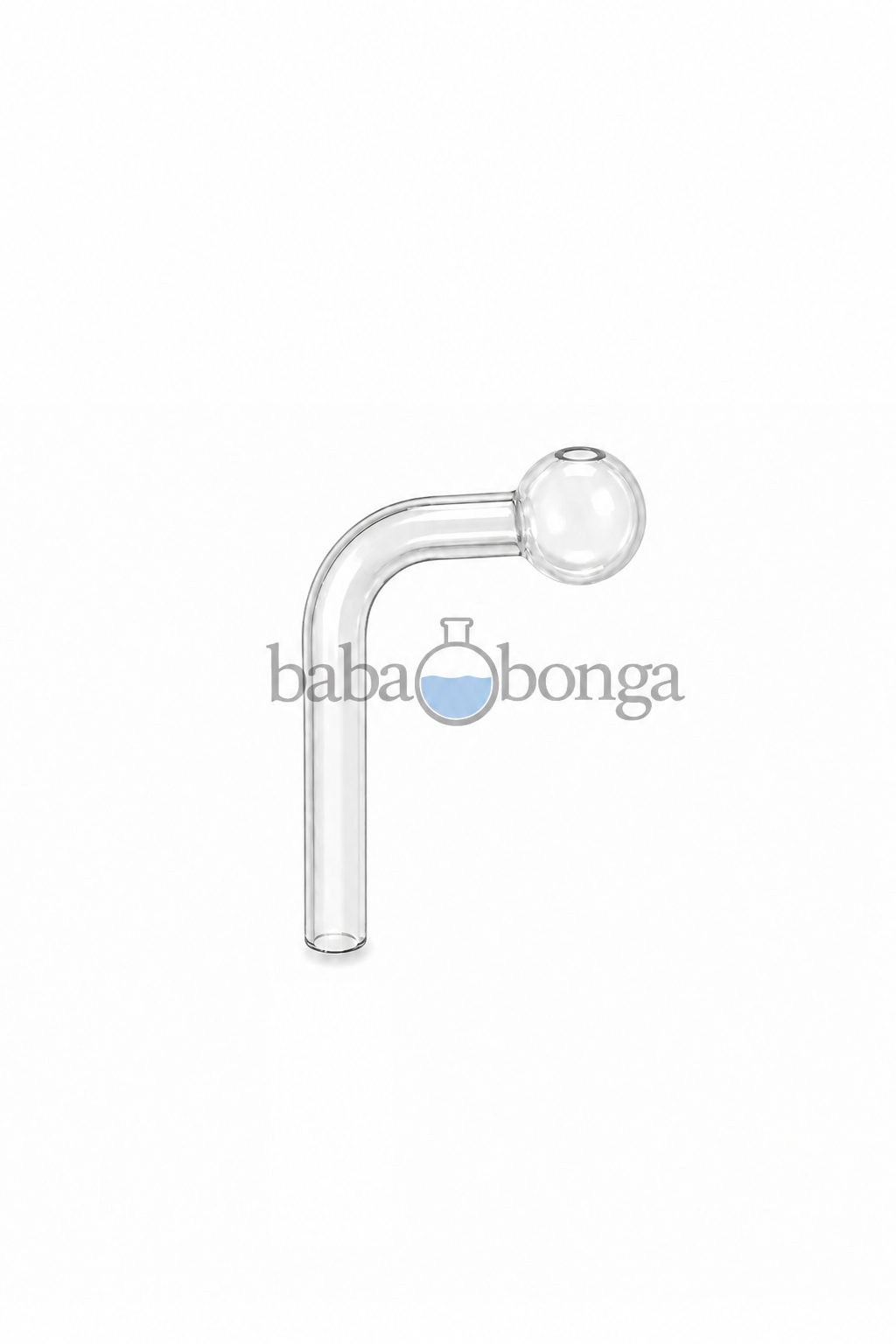 Mini L Shaped Oil Burner Pipe – 10mm, 4-Inch