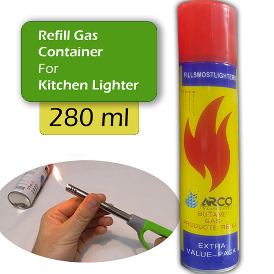 Gas Cylinder (280ml) – High-Capacity Butane Refill