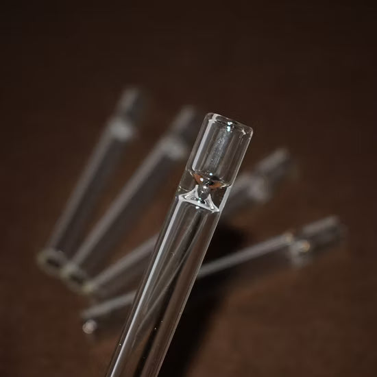 4 inch One Hitter Glass Pipe for Tobacco/Herb Smoking