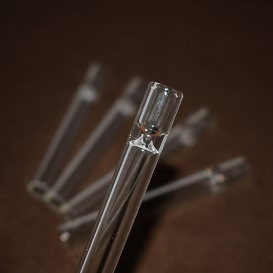 4 inch One Hitter Glass Pipe for Tobacco/Herb Smoking