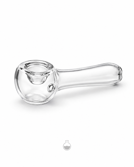 Clear Glass Spoon Pipe