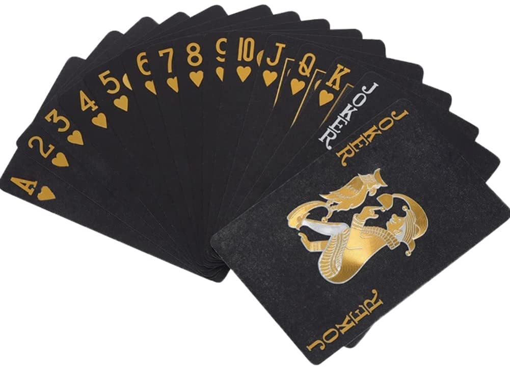 Black & Gold $100 Playing Cards – Luxury Edition