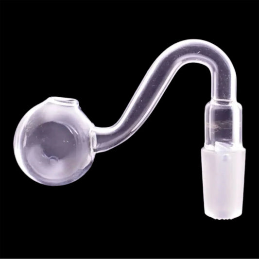 S-Shaped Glass Oil Pipe – 14mm Joint Connector | Bababonga Pakistan
