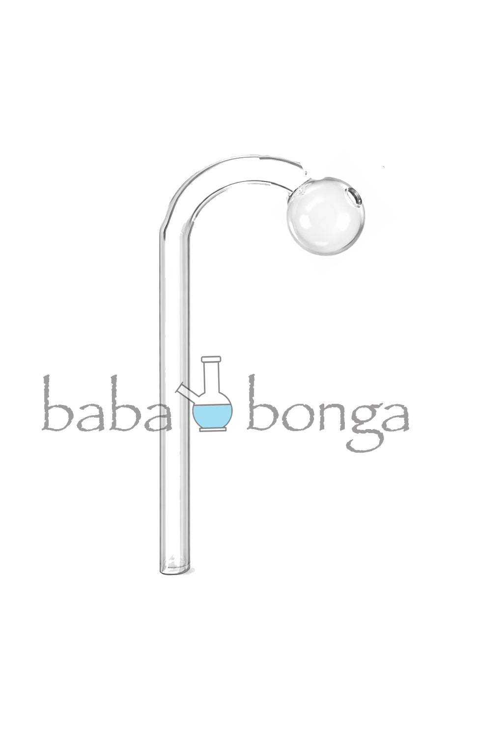 U-Shaped Glass Oil Pipe