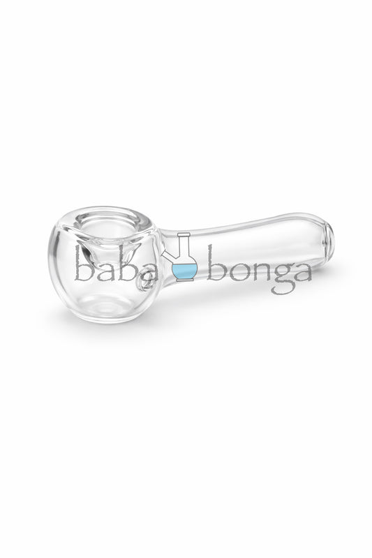 Clear Glass Spoon Pipe