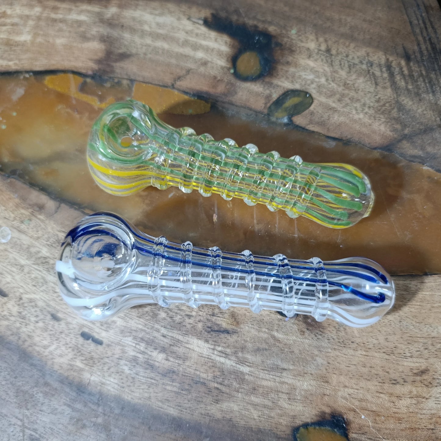 5" Thick Glass Spoon Pipe