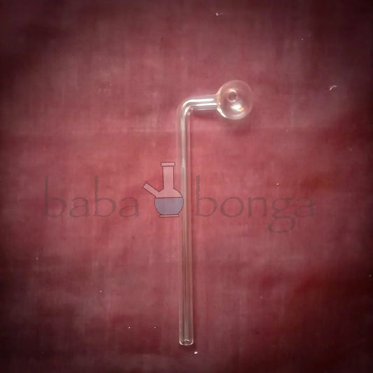 Side-Hole L-Shaped Glass Oil Pipe – Ergonomic & Cooler Puffs