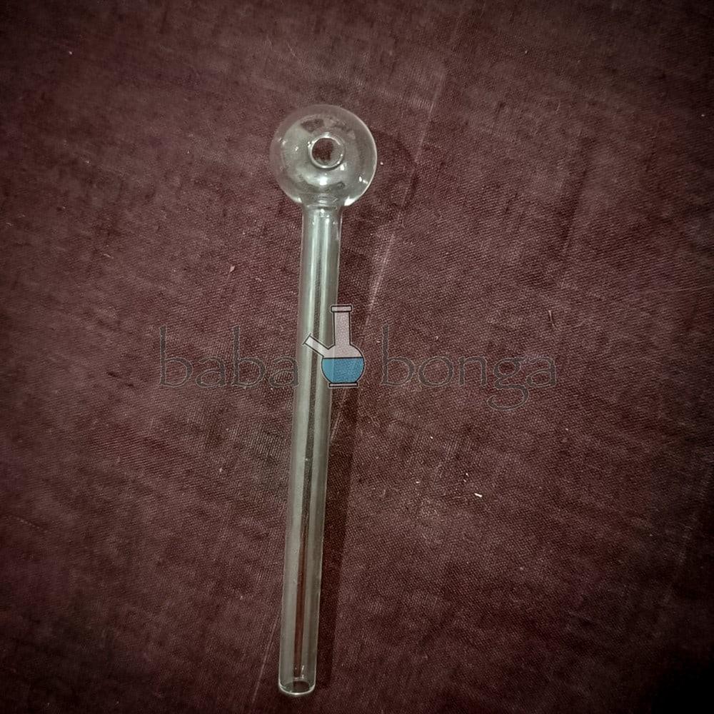 Straight Glass Oil Pipe (8mm, 5-inch)