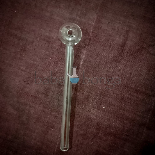 Straight Glass Oil Pipe (8mm, 5-inch)